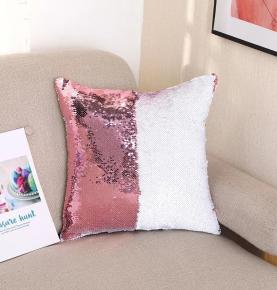 DIY 16x16inch sublimation sequin pillow magic pillow cover 